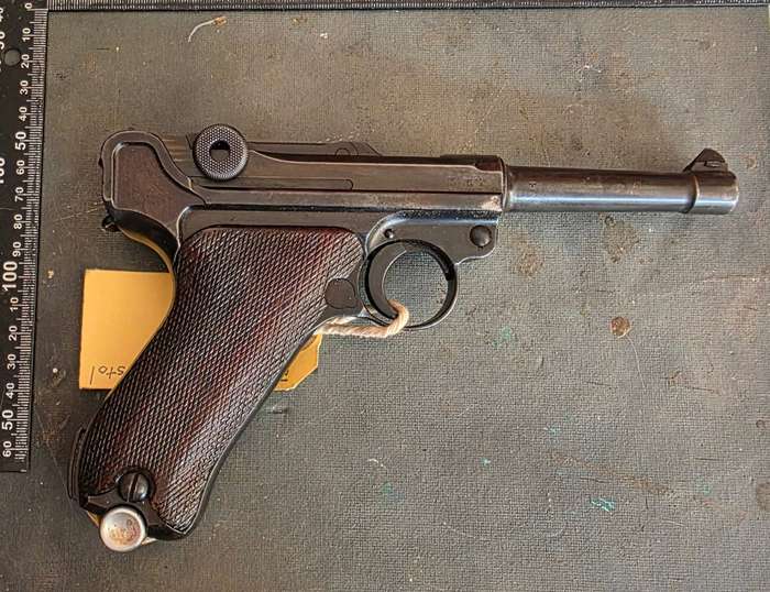 WW2 German Luger P08 7.65mm Pistol Deactivated