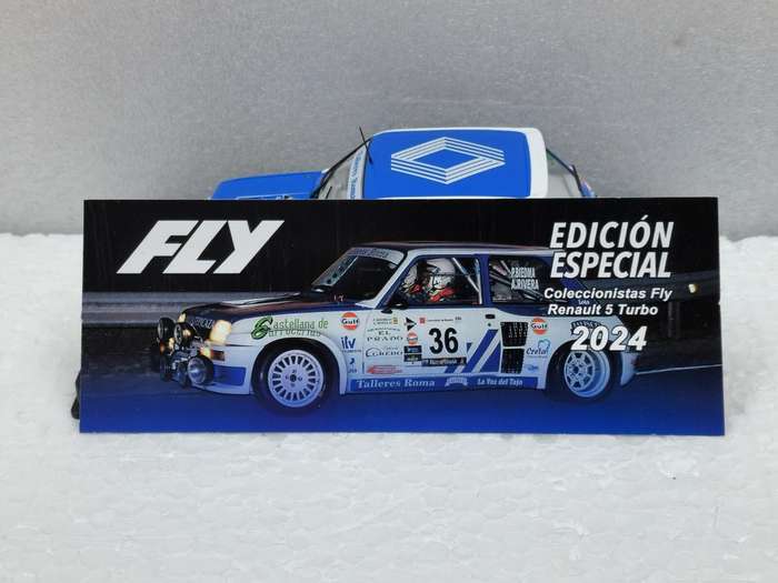 Scalextric FLY Renault 5 Turbo Rally de España Historico 2012 #36 NEW release 1/32 slot car
