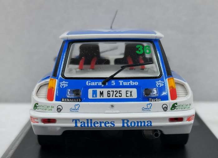 Scalextric FLY Renault 5 Turbo Rally de España Historico 2012 #36 NEW release 1/32 slot car