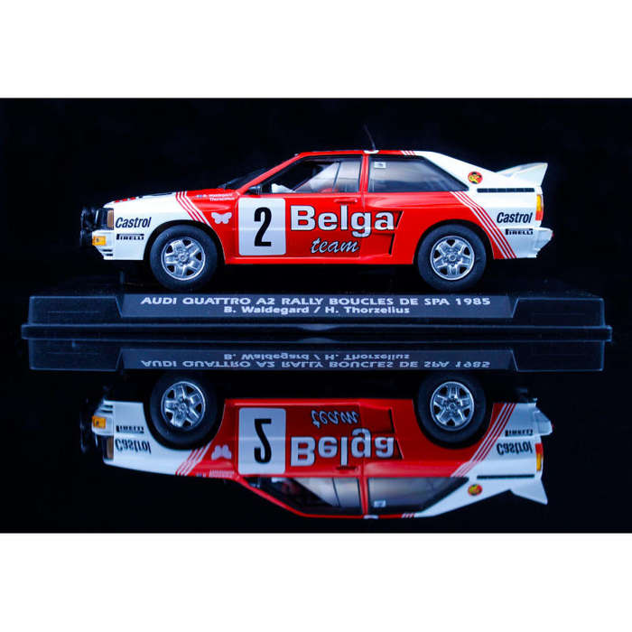 Scalextric FLY AUDI QUATTRO A2 RALLY BOUCLES DE SPA WINNER #2 LTD EDITION NEW release 1/32 slot car