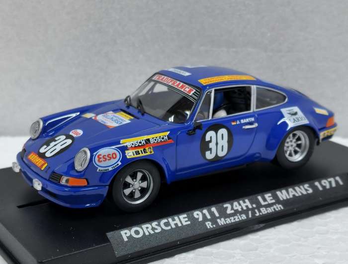 Scalextric FLY Porsche 911 24h LeMans 1971 #65 A2089 blue new release 1/32 slot car