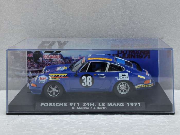 Scalextric FLY Porsche 911 24h LeMans 1971 #65 A2089 blue new release 1/32 slot car