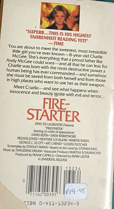 Firestarter - Stephen King - Softcover