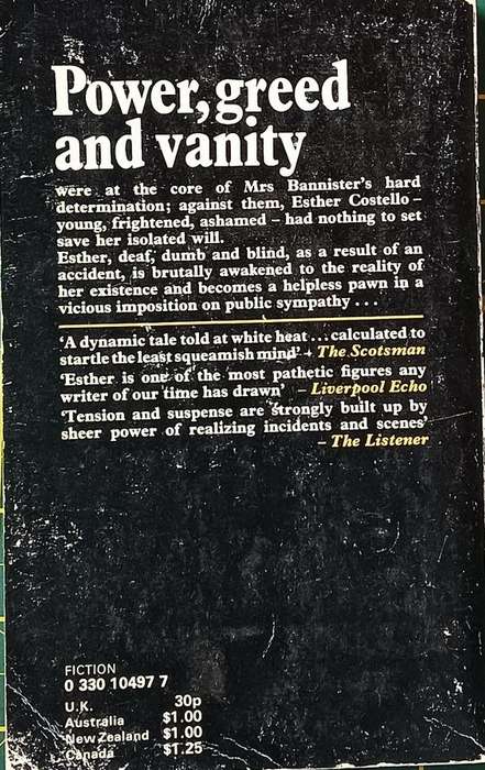 The Story of Esther Costello - Nicholas Monsarrat - Softcover - 206 pages