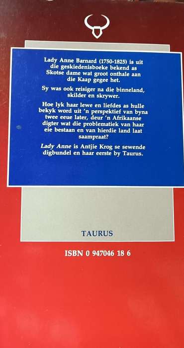 Lady Anne - Antjie Krog - Softcover - 108 pages
