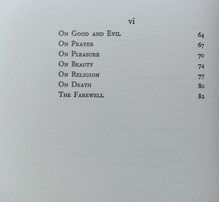 The Prophet - Kahlil Gibran - Hardcover - 96 Pages