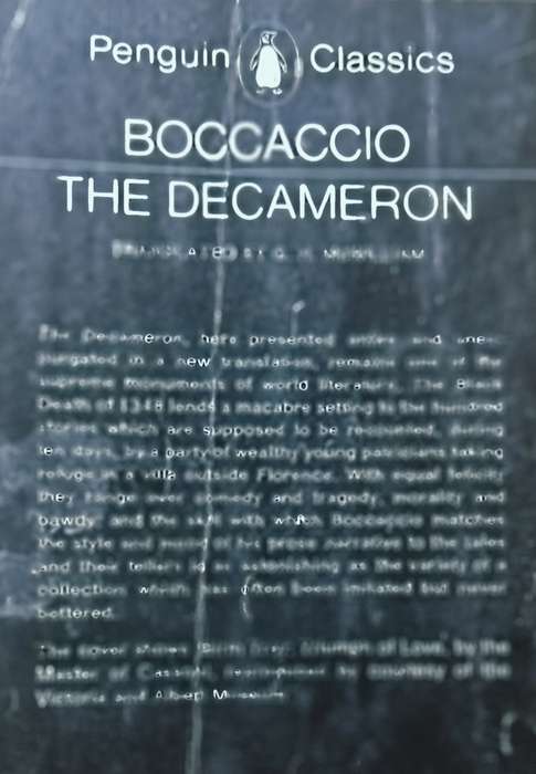 The Decameron - Boccaccio - Softcover - 833 Pages