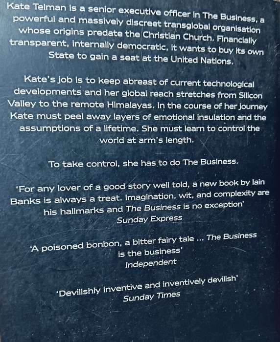 The Business - Iain Banks - Softcover - 393 pages