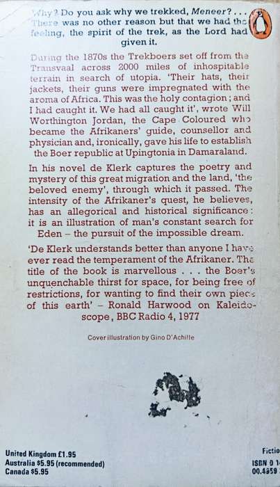 The Thirstland - W.A. De Klerk - Softcover - 524 pages