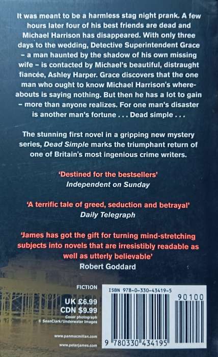 Dead Simple - Peter James - Softcover - 469 pages