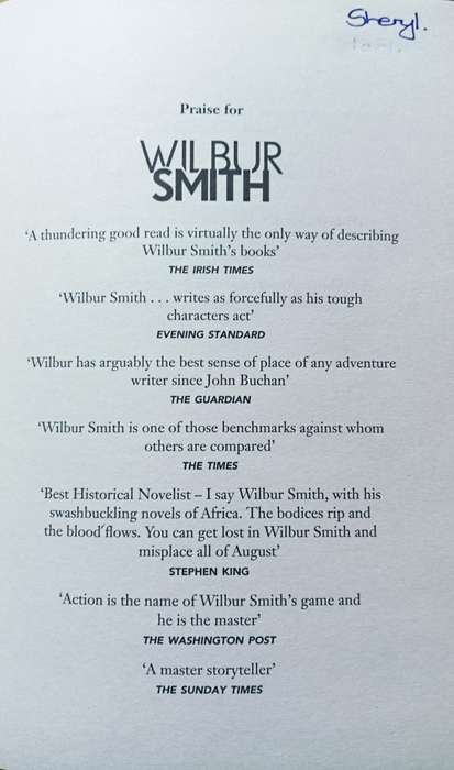 Ghost Fire - Wilbur Smith with Tom Harper- Hardcover - 397 pages