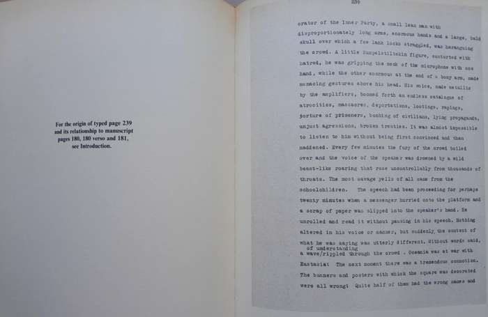 NINETEEN EIGHTY-FOUR FACSIMILE **1st edition**