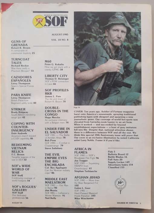 SOLDIER OF FORTUNE **10th Anniversary Issue**