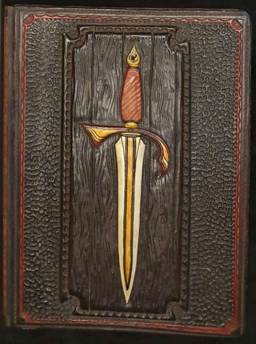 AFRICAN BLADE ** With Custom Leather Cover**