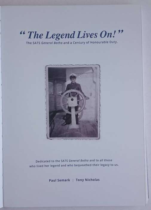 THE LEGEND LIVES ON **The SATS General Botha and a Century of Honourable duty 1922-2022**