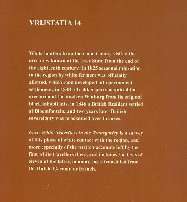 Early White Travellers in the Tansgariep 1819 - 1840