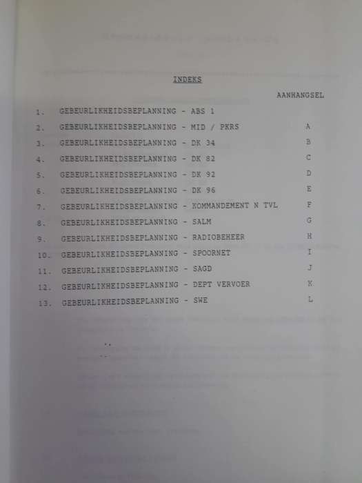 MANDELA INAUGURATION CEREMONY POLICE OPERATIONAL PLAN **Pretoria 10 May 1994**