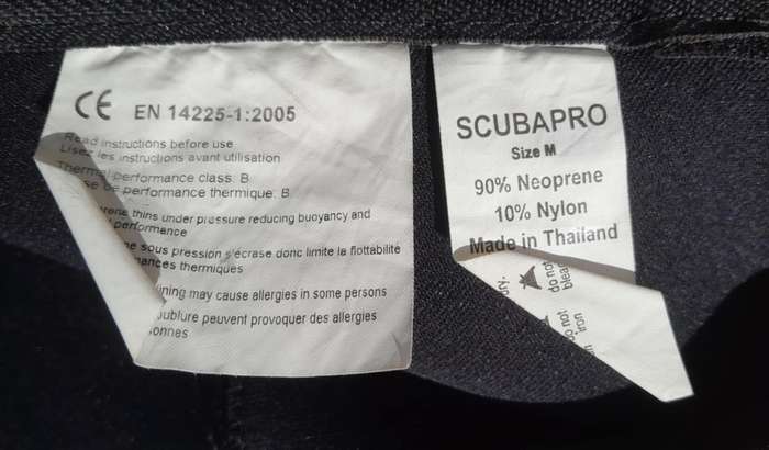 SCUBAPRO WETSUIT (Mens) + booties, mask & flippers