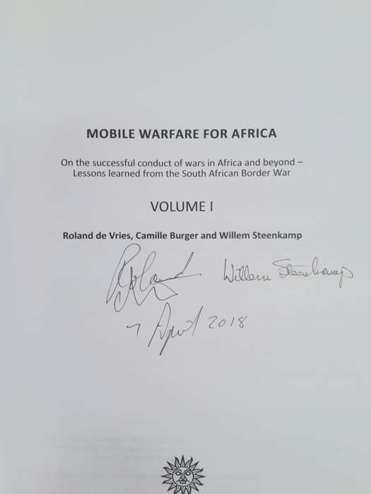MOBILE WARFARE FOR AFRICA and ATLAS ** Signed **