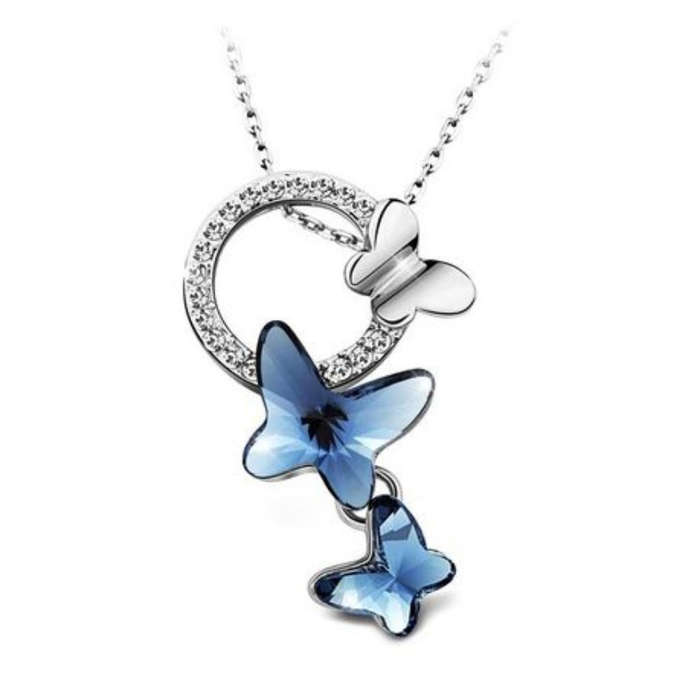Butterfly Crystal Necklace