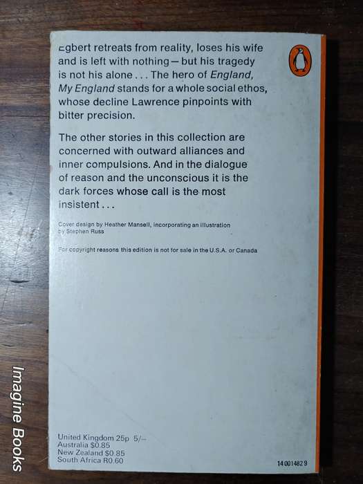 England, My England - D. H. Lawrence