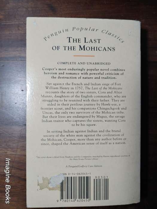 The Last Of The Mohicans - James Fenimore Cooper