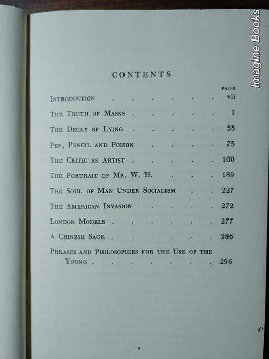 Essays by Oscar Wilde