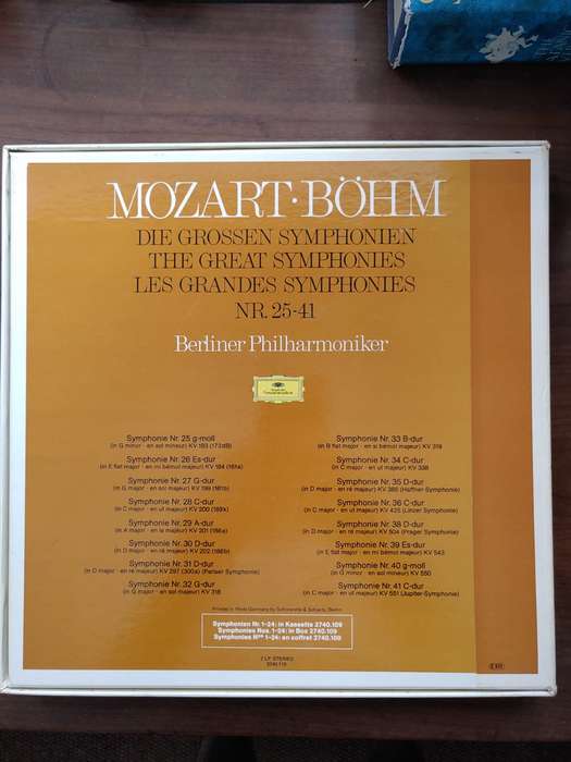 Mozart / - Die Grossen Simphonien 25-41 - LP Set x 7 - Deutsche Grammophon - Berliner Philharmoniker