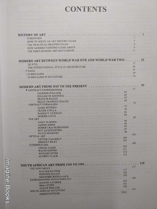 History of Art - Grade 12 - Study Aids