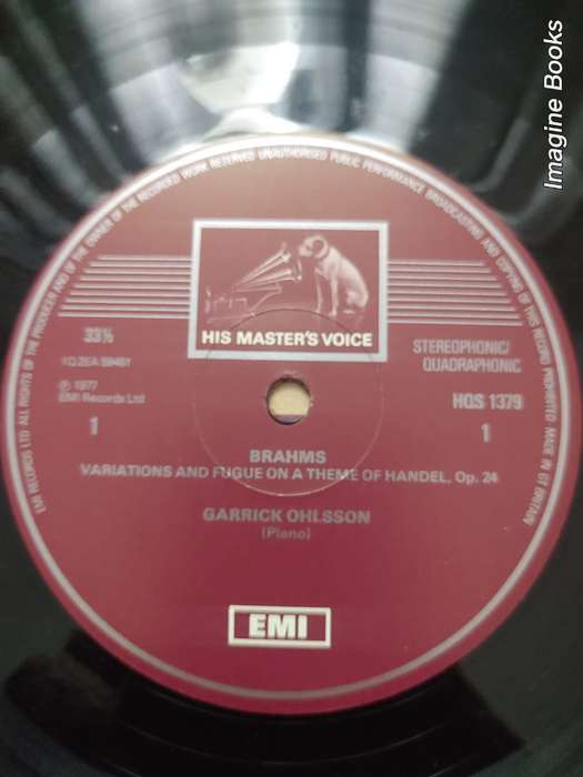 Brahms - Handel Variations - Paganini Variations LP
