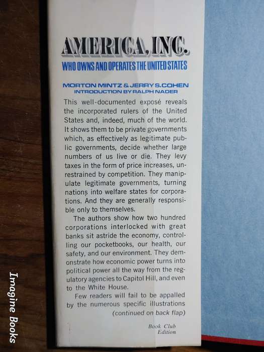 America, Inc. - Who Owns and Operates The United States