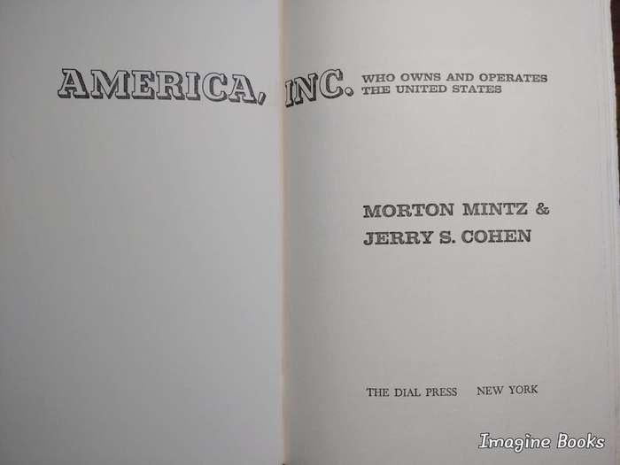 America, Inc. - Who Owns and Operates The United States
