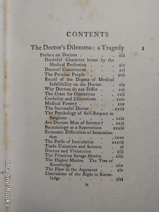The Doctor's Dilemma - Bernard Shaw