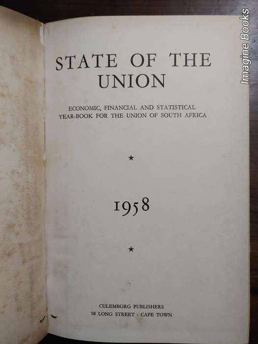 Year-Book For South Africa 1958