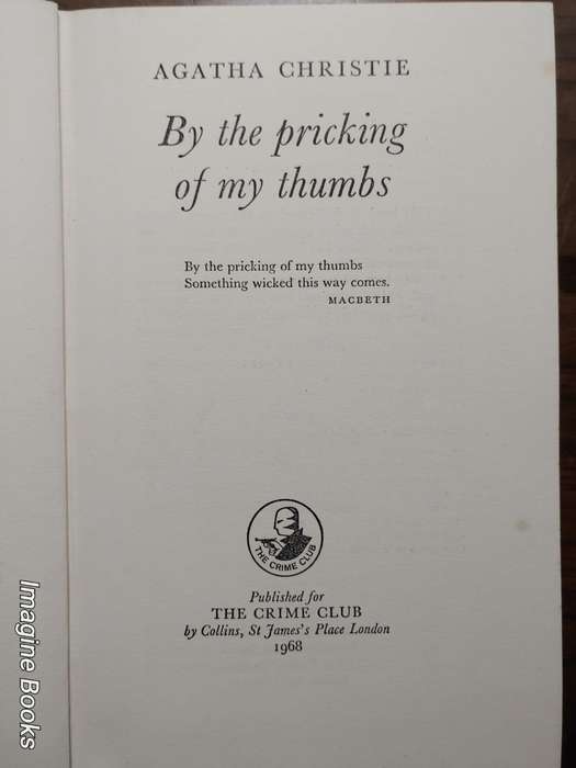 By The Pricking Of My Thumbs - Agatha Christie