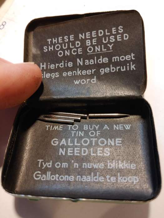 Gallotone Needles - Extra Loud - In Original Tin