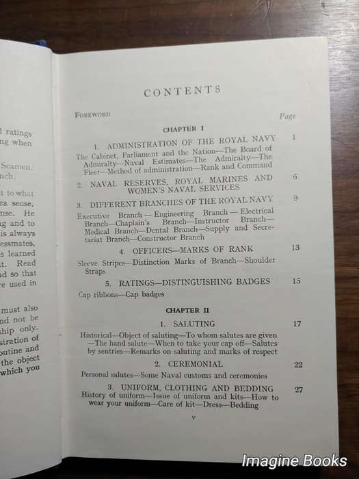 Naval Ratings Handbook - Admiralty 1954