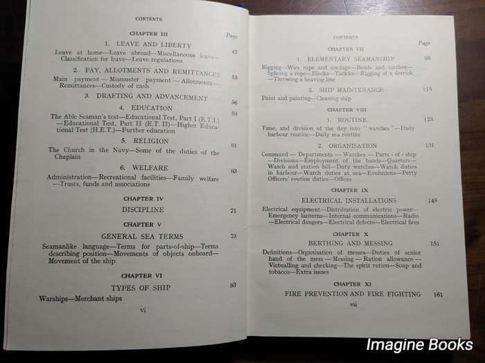 Naval Ratings Handbook - Admiralty 1954