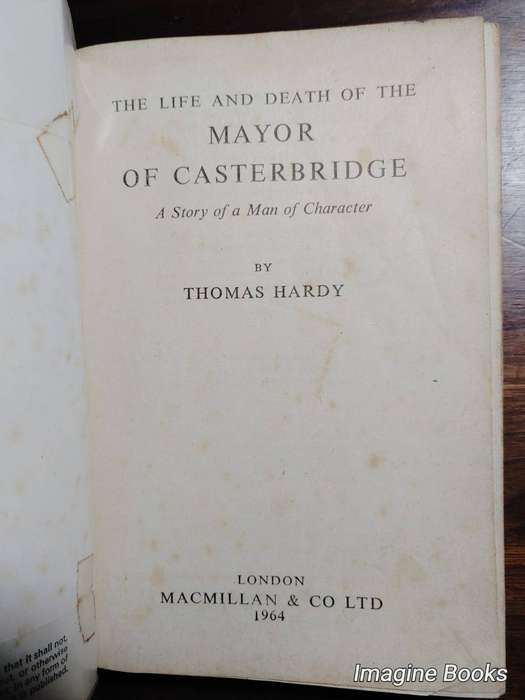 The Mayor of Casterbridge - Thomas Hardy