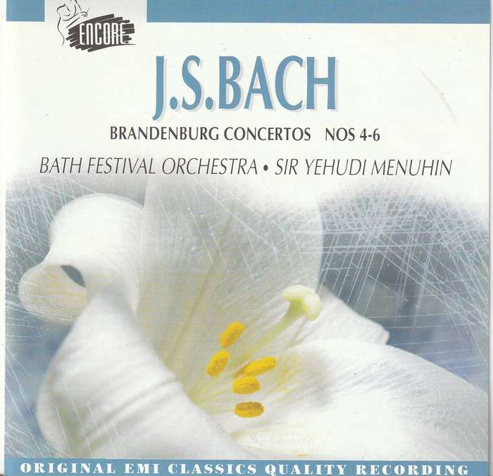 Bach - Brandenburgische Konzert Nr. 4-6 CD Import