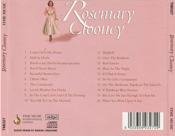 Rosemary Clooney - Rosemary Clooney CD Import