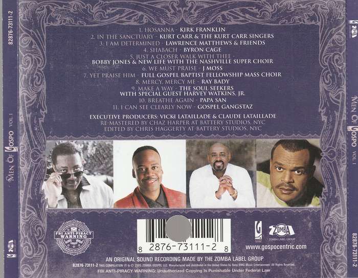 Various - Men of Gospo Gospel Vol. 1 CD Import