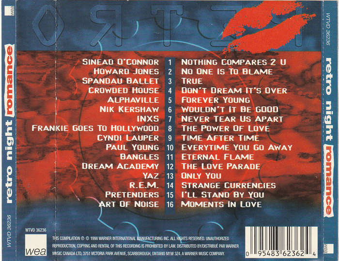 Various - Retro Night Romance CD Import
