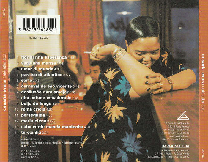 Cesaria Evora - Café Atlantico CD Import