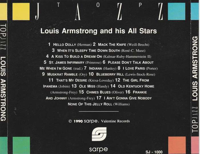Louis Armstrong & His All-Stars - Top Jazz CD Import