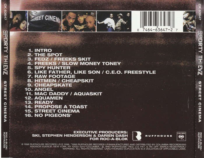 Sporty Thievz - Street Cinema CD Import