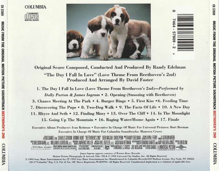 Soundtrack - Beethoven's 2nd CD Import