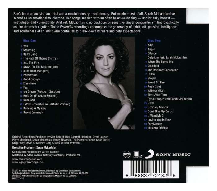 Sarah McLachlan - Essential Double CD Import