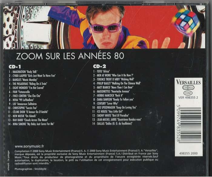 Various - Zoom Sur Les Années 80 Double CD Import (80's)