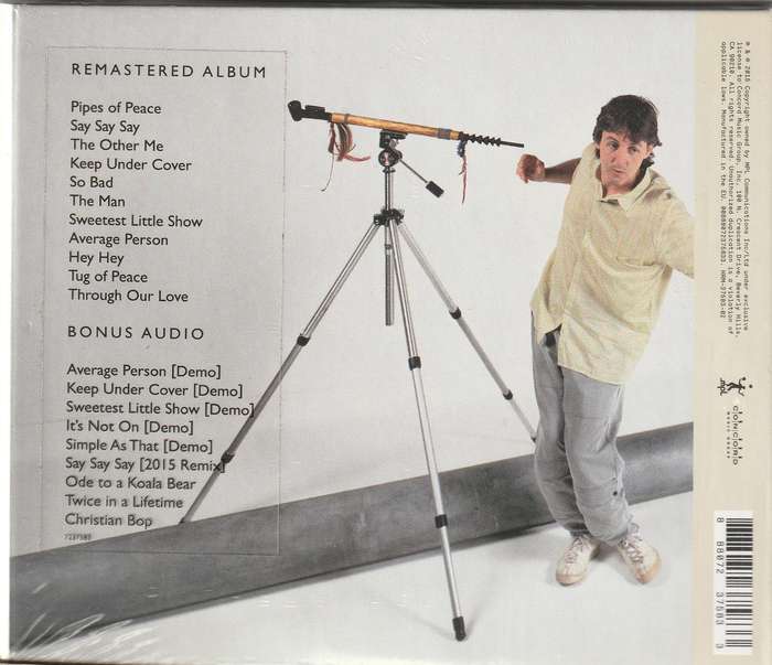 Paul McCartney - Pipes of Peace CD Import Sealed (Bonus Tracks)